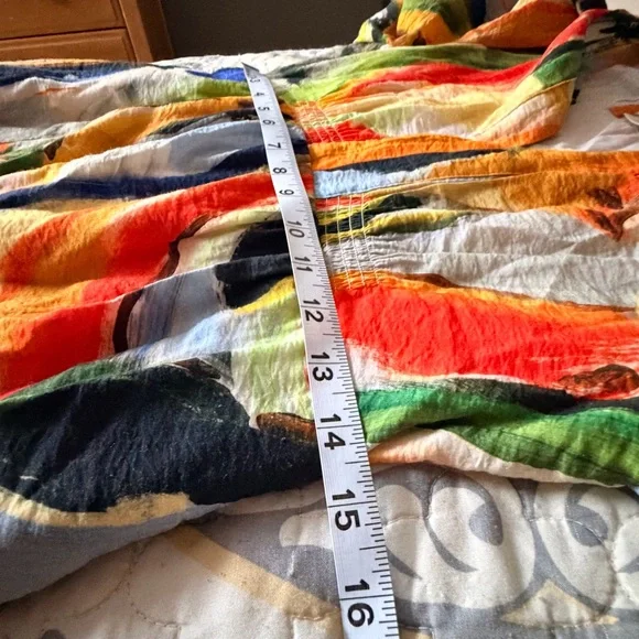 Anthropologie Maeve Suzannah Colorful Printed
V Neck Maxi Dress, small - Picture 8 of 11